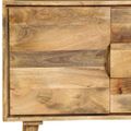 vidaXL Komoda, mangový masív 90x30x69 cm