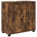 vidaXL Sada kúpeľňového nábytku 3 ks Dymová dub 72,5 x 36,5 x 100 cm