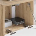 vidaXL TV nástenná skriňa 39 x 31 x 29,5 cm Remeselnícky dub