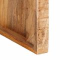 vidaXL Koncový stôl Hnedá 60 x 35 x 46 cm Masívne mango drevo