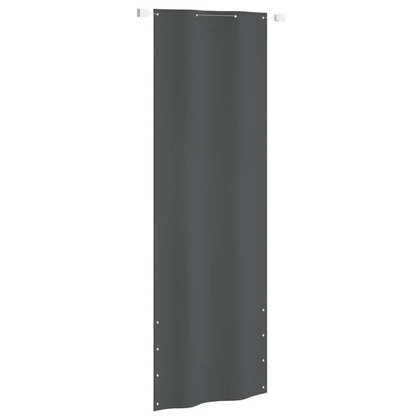 vidaXL Balkónová markíza antracitová 80x240 cm oxfordská látka