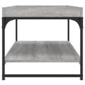 vidaXL Konferenčný stolík sivý dub sonoma 100x49x45cm kompozitné drevo