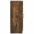 vidaXL Servírovacia skriňa Dymový dub 33 x 34,5 x 87 cm