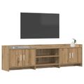 vidaXL TV skrinka 168 x 33 x 47 cm Dub artisan Kompozitné drevo
