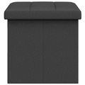vidaXL Skladacia úložná lavička Tmavosivá 180 kg 80 L 77 x 38 x 38 cm