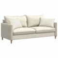 vidaXL Vankúše na pohovku 2 pcs Krémová 60 x 40 cm Kordúrová tkanina