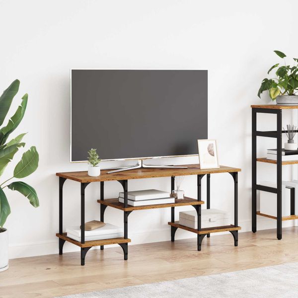 vidaXL TV skrinka Staré drevo 102 x 35 x 45,5 cm
