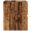vidaXL Skrinka pod umývadlo staré drevo 90x38,5x45 cm kompozitné drevo