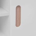 vidaXL Stolík pod TV, MDF 150x35x48,5 cm, vysoký lesk, biely
