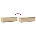 vidaXL TV skrinka 100 x 31 x 25,5 cm dub sonoma Kompozitné drevo