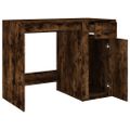 vidaXL Stôl dymový dub 100x49x75 cm spracované drevo