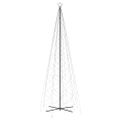 vidaXL Vianočný stromček kužeľ teplý biely 1400 LED 160x500 cm