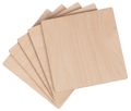 Drevené doštičky CREATIVE WOOD SET 5, 10 x 10 cm SIXTOL