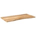 vidaXL Stolová doska so zakrivením 120x50x2,5 cm surový mangový masív