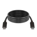Nabíjací a dátový kábel 2.0 USB-C / USB-C, 1 m, čierny