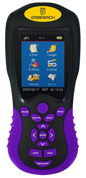 GPS merič pozemkov Ermenrich Reel BD30 Fialový
