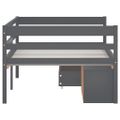 vidaXL Posteľný rám so zásuvkami a skrinkou borovica 90x200 cm