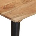 vidaXL Jedálenský stolík s nepravidelnými hranami 120x60x75 cm akáciový masív