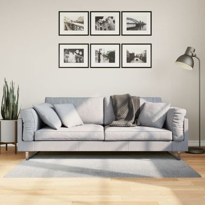vidaXL Koberec IZA, krátky vlas, škandinávsky vzhľad, sivý 80x150 cm