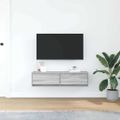 vidaXL TV skrinka 100 x 31 x 25,5 cm Sivý dub sonoma Kompozitné drevo