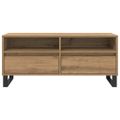vidaXL TV skrinka 100 x 34,5 x 44,5 cm Remeselný dub