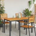 vidaXL Vrchná doska Prírodný olej 120 x 70 x 2 cm Pevné akáciové drevo
