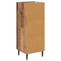 vidaXL Servírovacia skriňa Staré drevo 34 x 34.5 x 90 cm