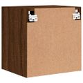 vidaXL TV nástenné skrinky 2ks hnedý dub 40,5x30x40cm kompozitné drevo