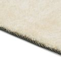 vidaXL Shaggy koberec do priestoru Krémová 120 x 160 cm Polyetylén