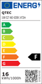 LED žiarovka Qtec 16W A60 E27 neutrálna biela