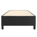 vidaXL Posteľný rám s boxspringom čierny 90x200 cm umelá koža