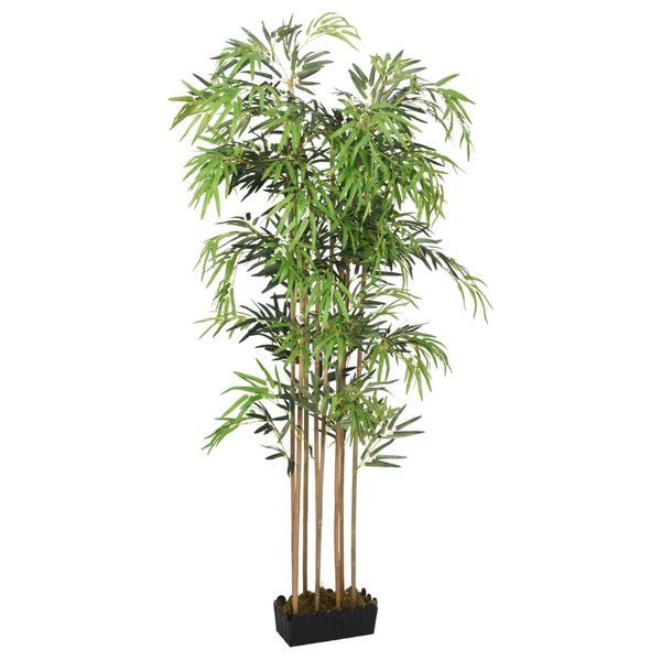 vidaXL Umelý bambusový strom 1095 listov 180 cm zelený