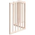 vidaXL Brána pre psa skladacia 3 panely 150 cm topoľové drevo