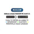 Mascom diaľkový ovládač MC A101T/C a MC A102T/C - originál