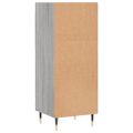 vidaXL Komoda sivý dub sonoma 34,5x32,5x90 cm kompozitné drevo