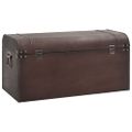 vidaXL Truhlica so západkami tmavohnedá 79,5x39,5x39,5 cm preglejka