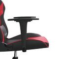 vidaXL Herná stolička čierna a červená umelá koža