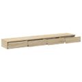 vidaXL Zásuvky pod posteľ Sonoma dub 200 x 36,5 x 16,5 cm