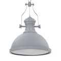 vidaXL Stropná lampa sivá okrúhla E27