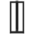 vidaXL Nohy barového stola v tvare T, 2 ks, čierne, 50x35x(90-91) cm, oceľové