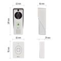 GoSmart Domový bezdrôtový batériový videozvonček IP-09D s WiFi a solárnym panelom