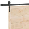 vidaXL Posuvné dvere 80 x 208 cm Borovicový masív Prírodná