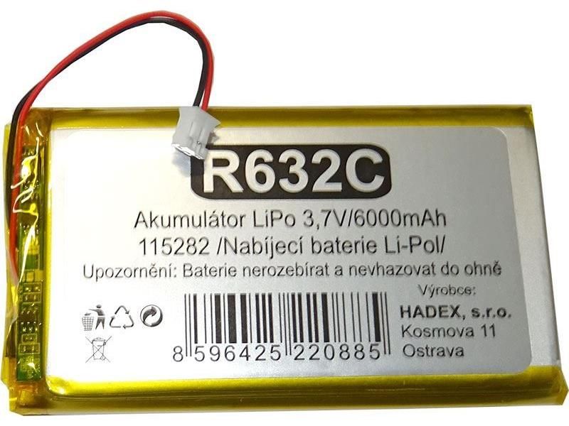 Nabíjacia LiPo batéria 3,7V/ 6000mAh 115282 HADEX