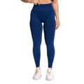 Dámske bezšvové legíny Sculpt Navy - GymBeam, veľkosť L