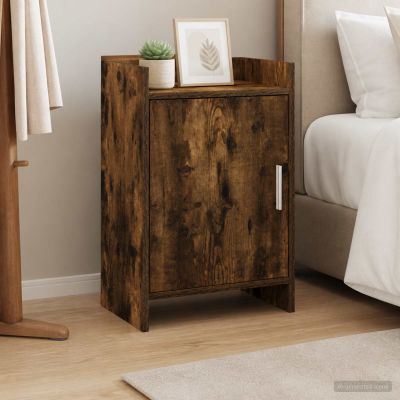 vidaXL Nočné stolíky 2 ks Dymový dub 40 x 30 x 60 cm Kompozitné drevo