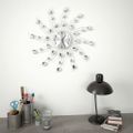 vidaXL Nástenné hodiny s pohonom Quartz moderný dizajn 50 cm