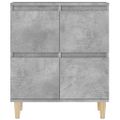 vidaXL Komody 2 ks betónovo sivé 60x35x70 cm kompozitné drevo