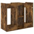 vidaXL Golfová skriňa Jednofarebný Dymová dub 102 x 45 x 85,5 cm