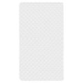 vidaXL Prešívaný poťah na matrac biely 120x200 cm ťažký