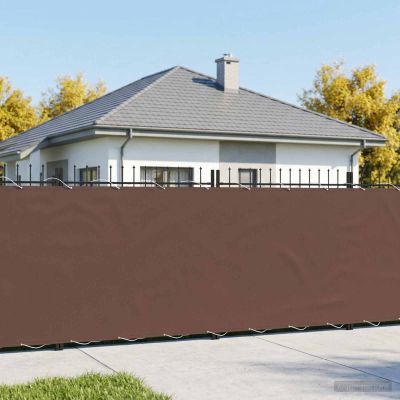 vidaXL Záclona na balkónové súkromie 150 x 500 cm Textil s PU povlakom
